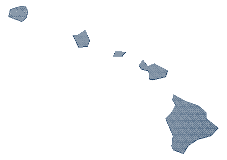 Hawaii state silhouette