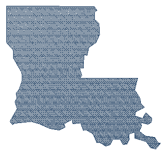 Louisiana state silhouette