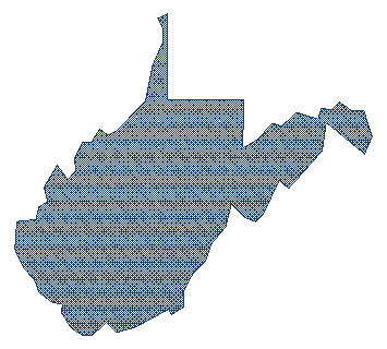 West Virginia state silhouette